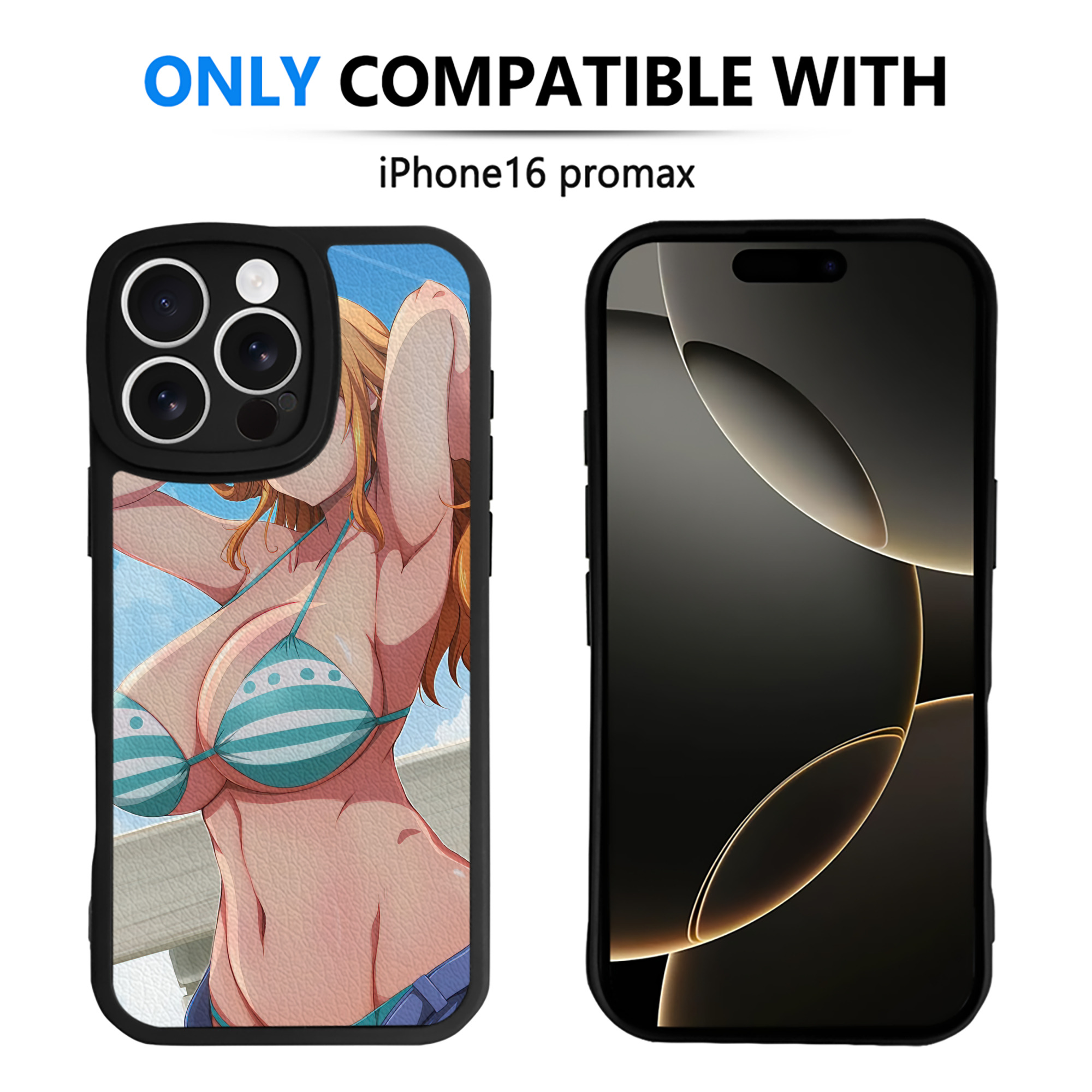 （画像用） ワンピース ONE PIECE 【iPhone 16シリーズ対応】シリコンスマホケース（レザー調） 材質：シリコン